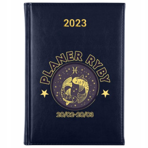 KALENDARZ A5 2023 Planer Książkowy ZNAKI ZODIAKU