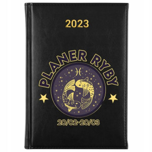KALENDARZ A5 2023 Planer Książkowy ZNAKI ZODIAKU