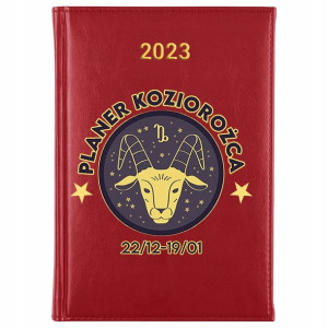 KALENDARZ A5 2023 Planer Książkowy ZNAKI ZODIAKU