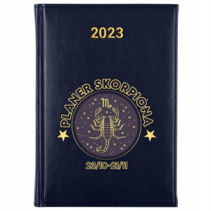 KALENDARZ A5 2023 Planer Książkowy ZNAKI ZODIAKU