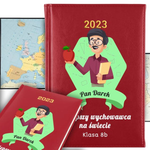 KALENDARZ A5 2023 Planer Prezent dla NAUCZYCIELA