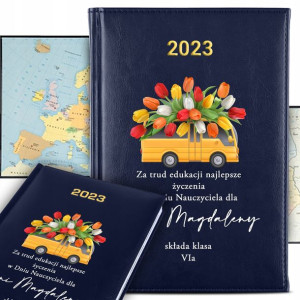 KALENDARZ A5 2023 Planer Prezent dla NAUCZYCIELA