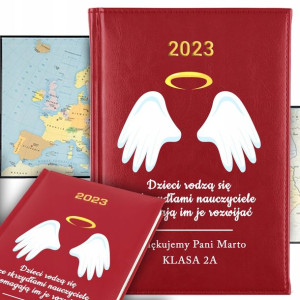 KALENDARZ A5 2023 Planer Prezent dla NAUCZYCIELA