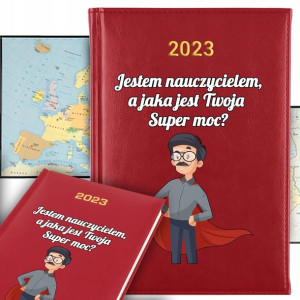 KALENDARZ A5 2023 Planer Prezent dla NAUCZYCIELA