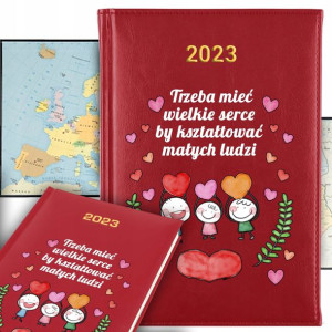 KALENDARZ A5 2023 Planer Prezent dla NAUCZYCIELA