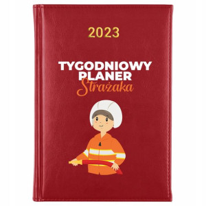 Kalendarz A5 2023 Planer Strażaka Wiele Wzorów