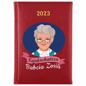 KALENDARZ A5 2023 Prezent dla BABCI DZIADKA - IMIĘ