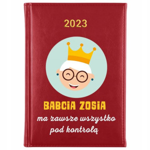 KALENDARZ A5 2023 Prezent dla BABCI Własne IMIĘ