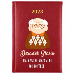 KALENDARZ A5 2023 Prezent dla DZIADKA Własne IMIĘ