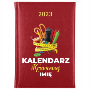 KALENDARZ A5 2023 Prezent dla KRAWCOWEJ MiX WZORÓW