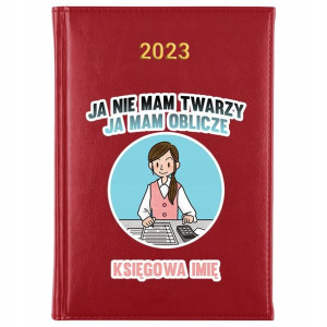 KALENDARZ A5 2023 Prezent dla KSIĘGOWEJ MiX WZORÓW