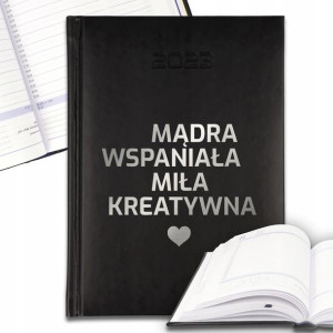 KALENDARZ A5 2023 Prezent dla MAMY SILVER WZORY