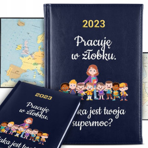 KALENDARZ A5 2023 Prezent dla NAUCZYCIELA WZORY