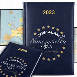 KALENDARZ A5 2023 Prezent dla NAUCZYCIELA WZORY