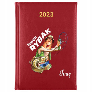 KALENDARZ A5 2023 Prezent dla SUPER RYBAKA Wzory