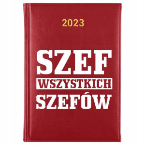 KALENDARZ A5 2023 Prezent dla SZEFA do Pracy Wzory