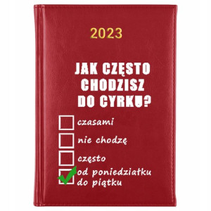KALENDARZ A5 2023 Prezent do PRACY MiX WZORÓW