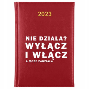 KALENDARZ A5 2023 Prezent do PRACY MiX WZORÓW