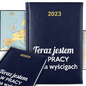 KALENDARZ A5 2023 Prezent do PRACY MiX WZORÓW