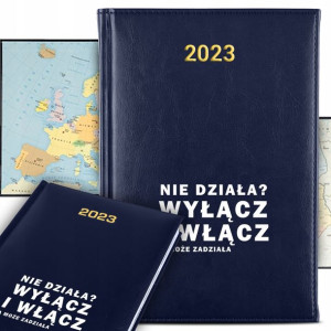 KALENDARZ A5 2023 Prezent do PRACY MiX WZORÓW