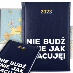 KALENDARZ A5 2023 Prezent do PRACY MiX WZORÓW