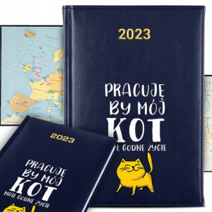 KALENDARZ A5 2023 Prezent do PRACY MiX WZORÓW