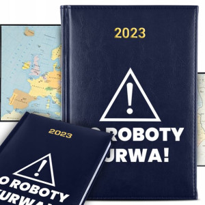 KALENDARZ A5 2023 Prezent do PRACY MiX WZORÓW