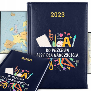 KALENDARZ A5 2023 Śmieszny Prezent dla NAUCZYCIELA