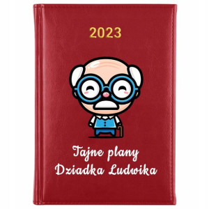 Kalendarz A5 2023 Tajne Plany Dziadka Twoje Imię