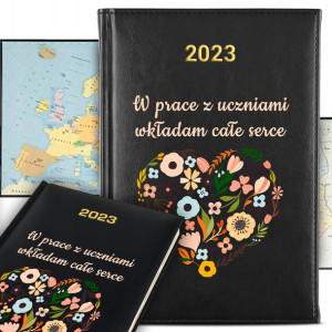 KALENDARZ A5 2023 Terminarz dla NAUCZYCIELA Wzory