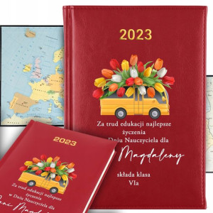 KALENDARZ A5 2023 Terminarz dla NAUCZYCIELA Wzory