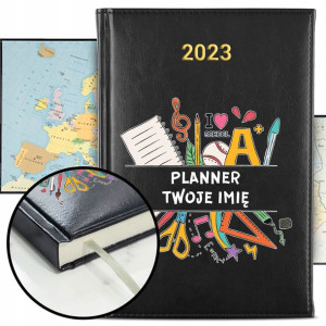 KALENDARZ A5 2023 Terminarz Planer do SZKOŁY IMIĘ