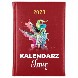 KALENDARZ Dzienny A5 2023 ANIMALS Twoje IMIĘ Wzory
