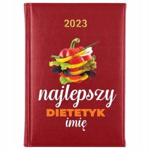 KALENDARZ Dzienny A5 2023 dla DIETETYKA IMIĘ MiX