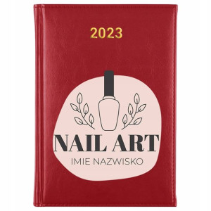 KALENDARZ Dzienny A5 2023 dla KOSMETYCZKI IMIĘ MiX