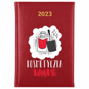 KALENDARZ Dzienny A5 2023 dla KOSMETYCZKI IMIĘ MiX