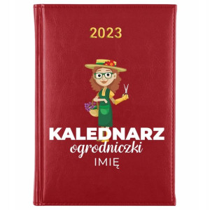 KALENDARZ Dzienny A5 2023 dla OGRODNICZKI Imię MiX