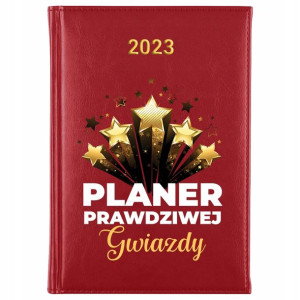 KALENDARZ Dzienny A5 2023 dla PRAWDZIWEJ GWIAZDY
