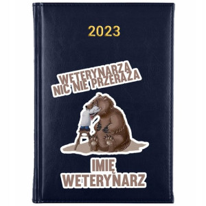 KALENDARZ Dzienny A5 2023 dla WETERYNARZA Imię MiX