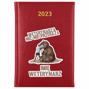 KALENDARZ Dzienny A5 2023 dla WETERYNARZA Imię MiX