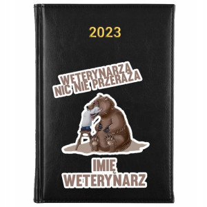 KALENDARZ Dzienny A5 2023 dla WETERYNARZA Imię MiX