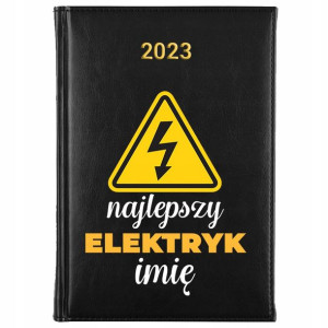 KALENDARZ Dzienny A5 2023 Najlepszy ELEKTRYK Imię