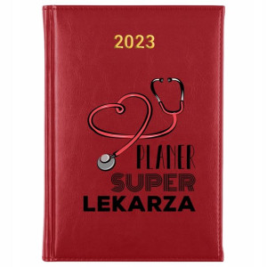 KALENDARZ Dzienny A5 2023 PLANER dla LEKARZA Wzory