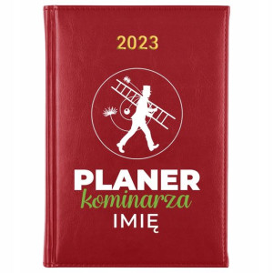 KALENDARZ Dzienny A5 2023 Planer KOMINIARZA Imię