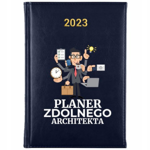 KALENDARZ Dzienny A5 2023 Prezent dla ARCHITEKTA