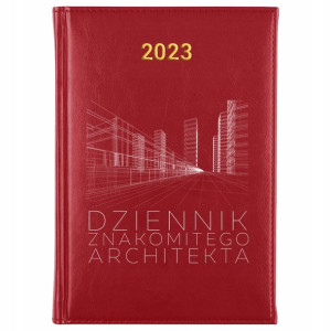 KALENDARZ Dzienny A5 2023 Prezent dla ARCHITEKTA