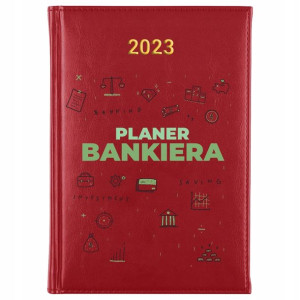 KALENDARZ Dzienny A5 2023 Prezent dla BANKIERA MiX