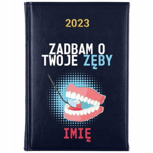 KALENDARZ Dzienny A5 2023 Prezent dla DENTYSTY MiX
