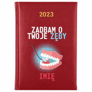 KALENDARZ Dzienny A5 2023 Prezent dla DENTYSTY MiX