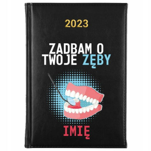 KALENDARZ Dzienny A5 2023 Prezent dla DENTYSTY MiX